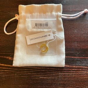 Uncommon James Double Trouble Gold Ear Cuff.